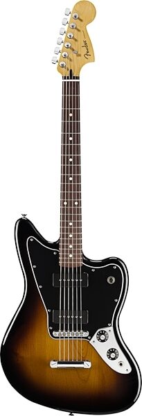 Fender Blacktop Jaguar 90 Electric Guitar with Rosewood Fingerboard, 2-Tone Sunburst