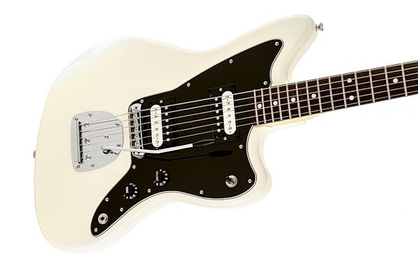 Fender Standard Jazzmaster HH Electric Guitar, with Rosewood Fingerboard, Olympic White Body Right