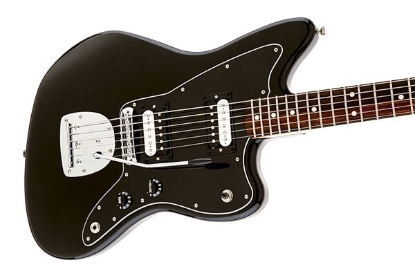 Fender Standard Jazzmaster HH Electric Guitar, with Rosewood Fingerboard, Black Body Right