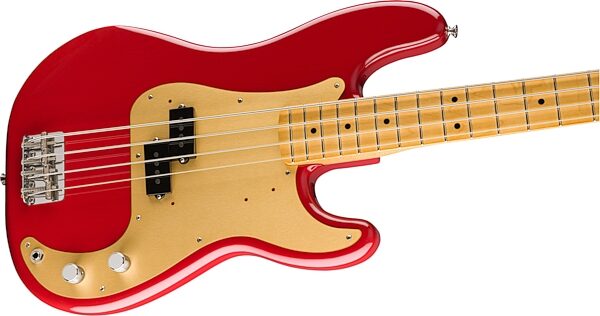 Fender Vintera '50s Precision Electric Bass, Maple Fingerboard (with Gig Bag), Action Position Back