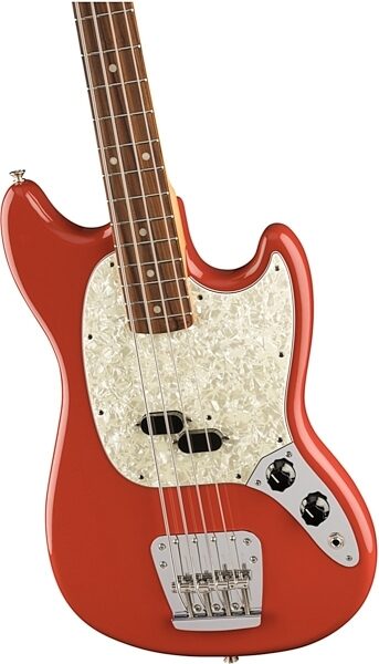 Fender Vintera '60s Mustang Electric Bass, Pau Ferro Fingerboard (with Gig Bag), View