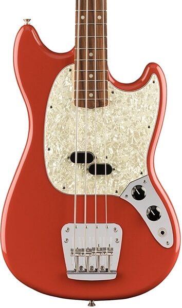 Fender Vintera '60s Mustang Electric Bass, Pau Ferro Fingerboard (with Gig Bag), View