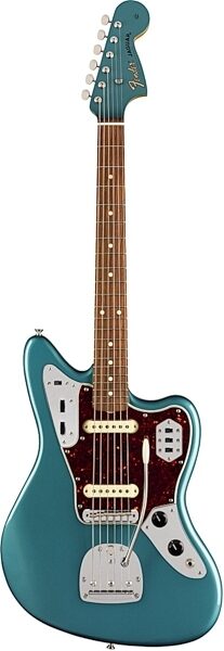 Fender Vintera '60s Jaguar Electric Guitar, Pau Ferro Fingerboard (with Gig Bag), Main