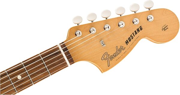 Fender Vintera '60s Mustang Electric Guitar, Pau Ferro (with Gig Bag), Action Position Back