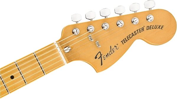 Fender Vintera '70s Telecaster Deluxe Electric Guitar, Maple Fingerboard (with Gig Bag), Action Position Back