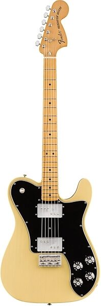 Fender Vintera '70s Telecaster Deluxe Electric Guitar, Maple Fingerboard (with Gig Bag), Vintage Blonde, USED, Scratch and Dent, Main