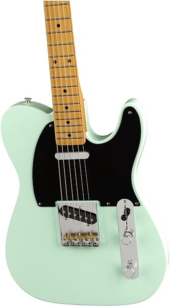 Fender Vintera '50s Telecaster Modified Electric Guitar, Maple Fingerboard (with Gig Bag), Surf Green, USED, Scratch and Dent, View