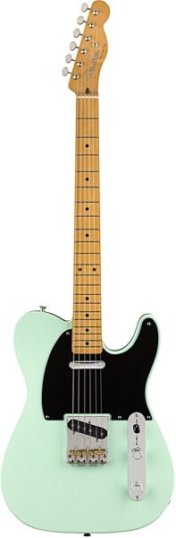Fender Vintera '50s Telecaster Modified Electric Guitar, Maple Fingerboard (with Gig Bag), Surf Green, USED, Scratch and Dent, Main