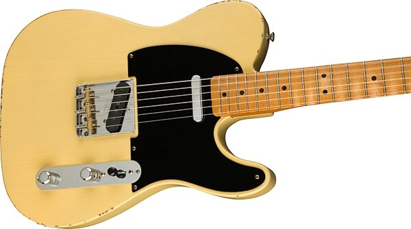 Fender Limited Edition Road Worn '50s Telecaster Electric Guitar, Maple Fingerboard (with Gig Bag), Action Position Back