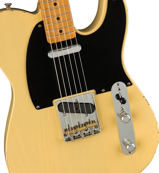 Fender Limited Edition Road Worn '50s Telecaster Electric Guitar, Maple Fingerboard (with Gig Bag), Action Position Back