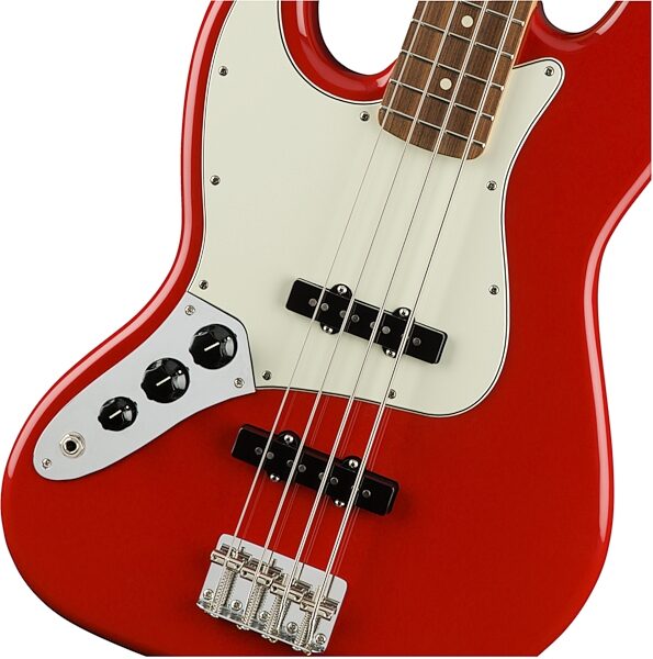 Fender Player Jazz Pau Ferro Electric Bass, Left-Handed, Action Position Back
