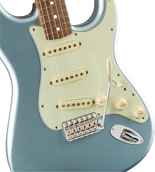 Fender Vintera '60s Stratocaster Electric Guitar, Pau Ferro (with Gig Bag), Action Position Back