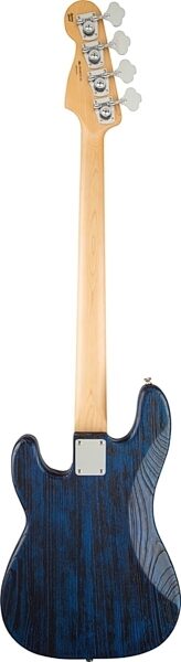 Fender Limited Edition USA Precision Sandblast Electric Bass, Maple Fingerboard (with Gig Bag), Sapphire Back