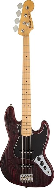 Fender Limited Edition USA Jazz Sandblast Electric Bass, Maple Fingerboard (with Gig Bag), Main
