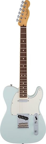Fender Limited Edition American Standard Channel-Bound Telecaster Electric Guitar, Sonic Blue