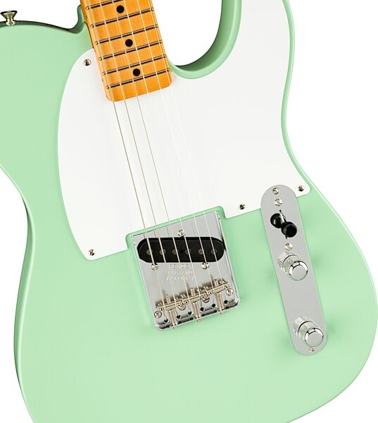 Fender 70th Anniversary Esquire Electric Guitar (with Case), Action Position Back