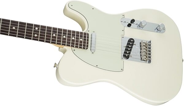 Fender Limited Edition American Standard Telecaster Match Head Electric Guitar, Olympic White Body Left