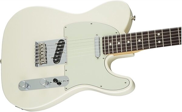 Fender Limited Edition American Standard Telecaster Match Head Electric Guitar, Olympic White Body Right