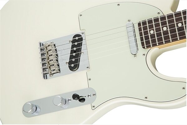 Fender Limited Edition American Standard Telecaster Match Head Electric Guitar, Olympic White Front