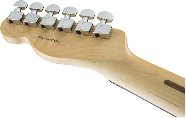 Fender Limited Edition American Standard Telecaster Match Head Electric Guitar, Olympic White Headstock Back