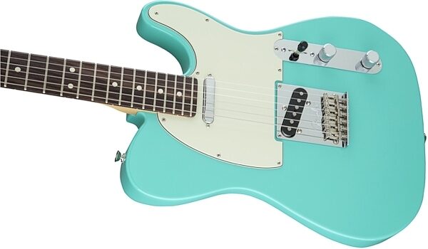 Fender Limited Edition American Standard Telecaster Match Head Electric Guitar, Surf Green Body Left