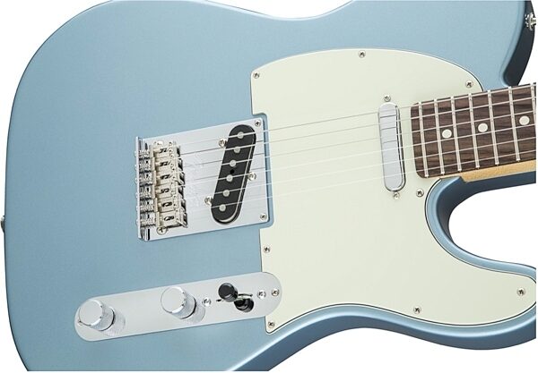 Fender Limited Edition American Standard Telecaster Match Head Electric Guitar, Ice Blue Front