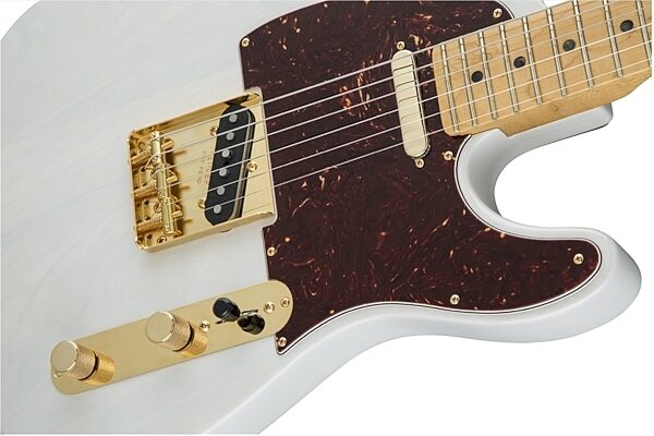 Fender Limited Edition American Select Lite Ash Telecaster Electric Guitar (with Case), Front Body