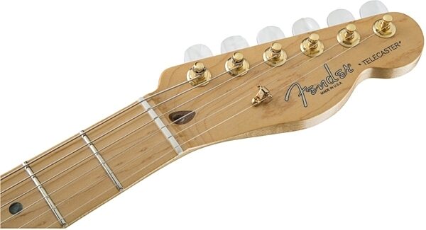 Fender Limited Edition American Select Lite Ash Telecaster Electric Guitar (with Case), Headstock Front
