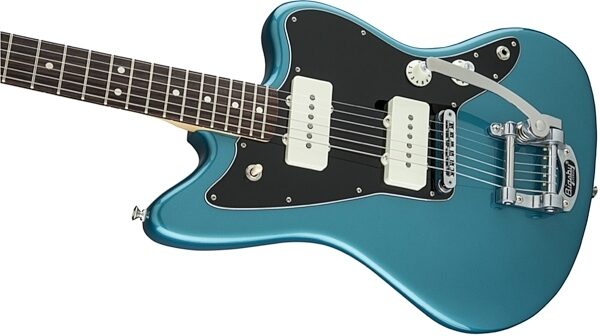 Fender Limited Edition American Special Jazzmaster Electric Guitar with Bigsby, Ocean Turquoise Body Left