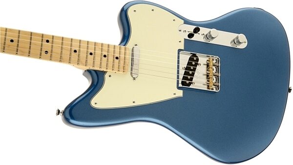 Fender Limited Edition American Standard Offset Telecaster Electric Guitar (Maple, with Case), Lake Placid Blue Body Left