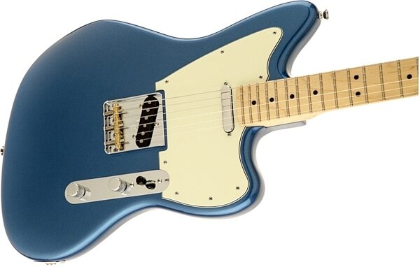 Fender Limited Edition American Standard Offset Telecaster Electric Guitar (Maple, with Case), Lake Placid Blue Body Right