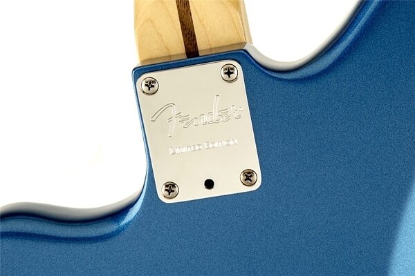 Fender Limited Edition American Standard Offset Telecaster Electric Guitar (Maple, with Case), Lake Placid Blue Neck