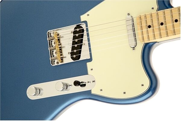 Fender Limited Edition American Standard Offset Telecaster Electric Guitar (Maple, with Case), Lake Placid Blue Front