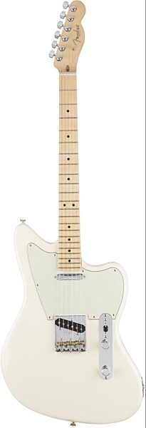 Fender Limited Edition American Standard Offset Telecaster Electric Guitar (Maple, with Case), Olympic White