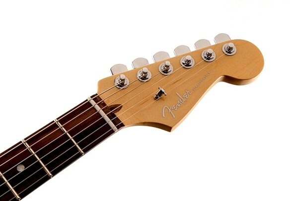Fender Limited Edition American Deluxe Stratocaster HSS Mahogany Electric Guitar, Headstock