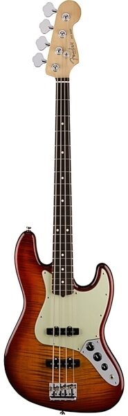 Fender Limited Edition American Pro Jazz Flame Maple Top Electric Bass (with Case), Main