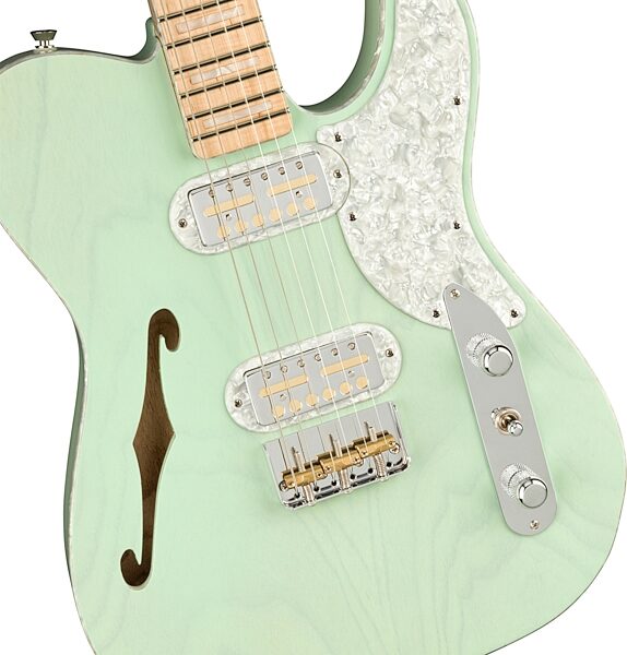 Fender Parallel Universe II Telecaster Magico Electric Guitar (with Case), Action Position Back