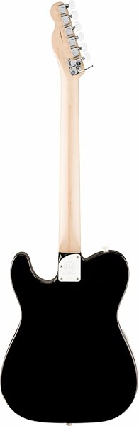 Fender Limited Edition Jack White Triplecaster Telecaster Electric Guitar, Maple Fingerboard (with Case), Black, Action Position Back