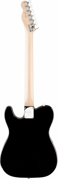 Fender Limited Edition Jack White Triplecaster Telecaster Electric Guitar, Maple Fingerboard (with Case), Black, Action Position Back