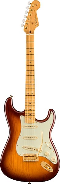 Fender 75th Anniversary Commemorative Stratocaster Electric Guitar (with Case), Action Position Back