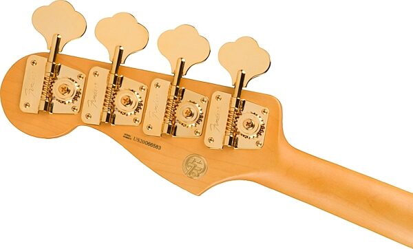 Fender 75th Anniversary Commemorative Jazz Bass Guitar (with Case), Action Position Back