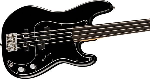 Fender Tony Franklin Fretless Precision Bass with Case, Action Position Back