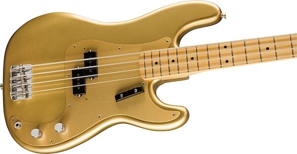 Fender American Original '50s Precision Electric Bass, Maple Fingerboard (with Case), Action Position Back