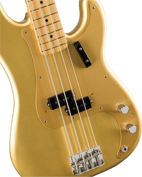 Fender American Original '50s Precision Electric Bass, Maple Fingerboard (with Case), Action Position Back