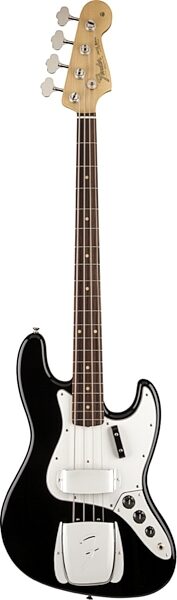 Fender '64 American Vintage 64 Jazz Electric Bass, Rosewood Fingerboard with Case, Black