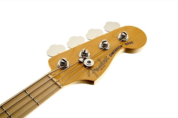 Fender American Standard Dimension IV HH Electric Bass (with Case), Headstock Front