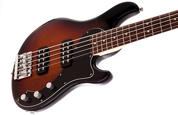 Fender American Standard Dimension V HH Electric Bass, 5-String (with Case), Sunburst Body