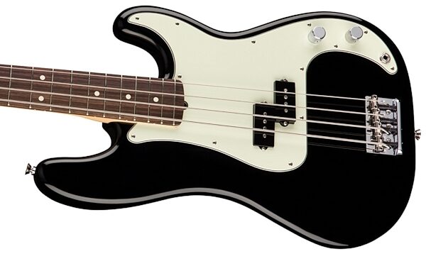 Fender American Pro Precision Electric Bass, Rosewood Fingerboard (with Case), Black View 2