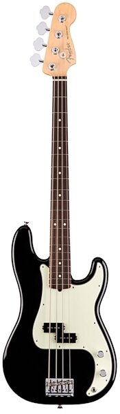 Fender American Pro Precision Electric Bass, Rosewood Fingerboard (with Case), Black