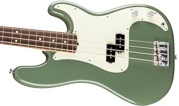 Fender American Pro Precision Electric Bass, Rosewood Fingerboard (with Case), Antique Olive View 5